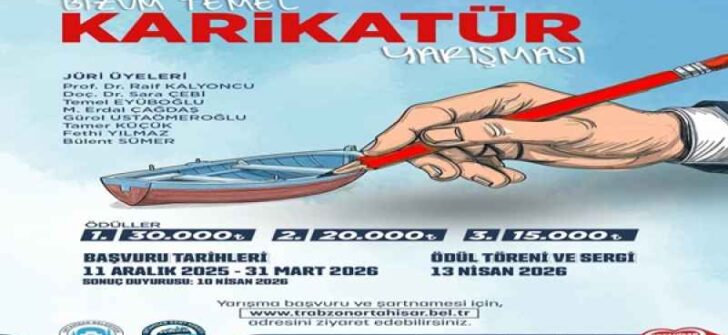 “BİZUM TEMEL KARİKATÜR YARIŞMASI” İÇİN BAŞVURULAR BAŞLADI