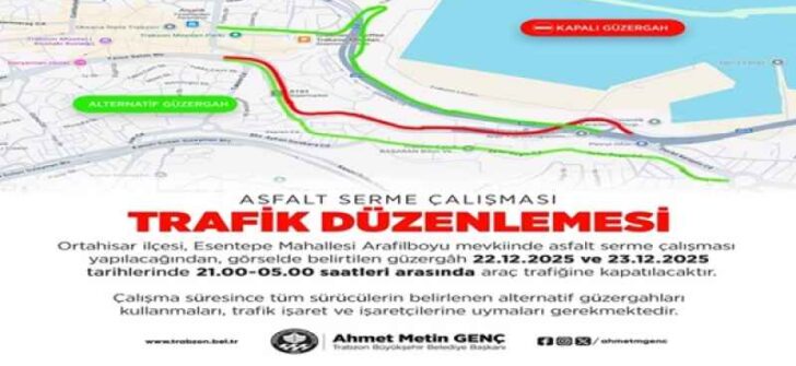 BÜYÜKŞEHİR BELEDİYESİ’NDEN SÜRÜCÜLERE UYARI