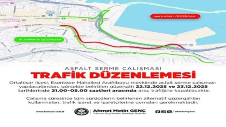 BÜYÜKŞEHİR BELEDİYESİ’NDEN SÜRÜCÜLERE UYARI