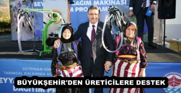 BÜYÜKŞEHİR’DEN ÜRETİCİLERE DESTEK