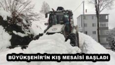 BÜYÜKŞEHİR’İN KIŞ MESAİSİ BAŞLADI