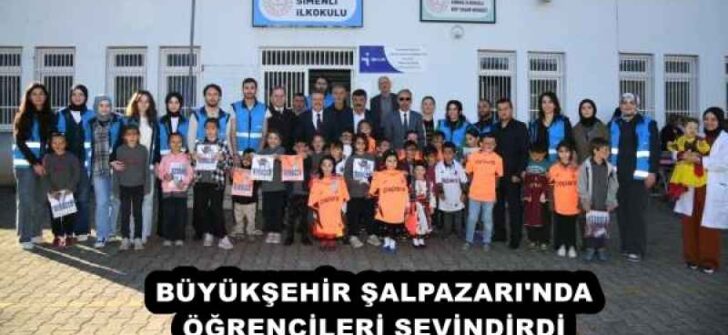 BÜYÜKŞEHİR ŞALPAZARI’NDA ÖĞRENCİLERİ SEVİNDİRDİ