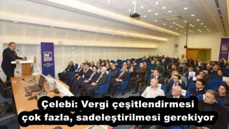 Çelebi: Vergi çeşitlendirmesi çok fazla, sadeleştirilmesi gerekiyor