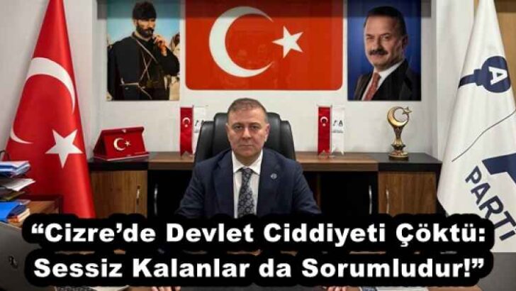 “Cizre’de Devlet Ciddiyeti Çöktü: Sessiz Kalanlar da Sorumludur!”