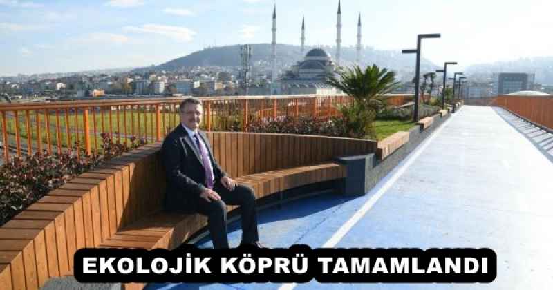 EKOLOJİK KÖPRÜ TAMAMLANDI