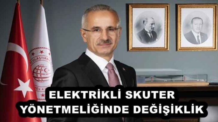ELEKTRİKLİ SKUTER YÖNETMELİĞİNDE DEĞİŞİKLİK