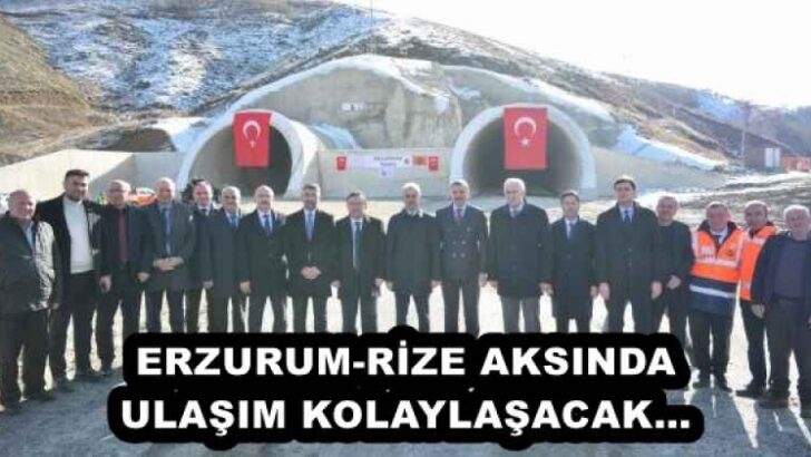 ERZURUM-RİZE AKSINDA ULAŞIM KOLAYLAŞACAK…