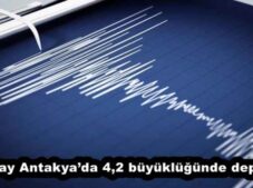 Hatay Antakya’da 4,2 büyüklüğünde deprem