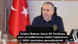 İçişleri Bakanı Sayın Ali Yerlikaya yeni yıl tedbirlerine ilişkin toplantısını (VKS) üzerinden gerçekleştirdi.