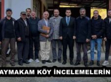 KAYMAKAM KÖY İNCELEMELERİNDE