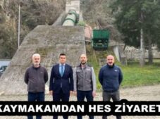 KAYMAKAMDAN HES ZİYARETİ