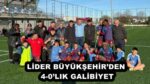 LİDER BÜYÜKŞEHİR’DEN 4-0’LIK GALİBİYET