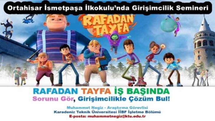 Ortahisar İsmetpaşa İlkokulu’nda Girişimcilik Semineri