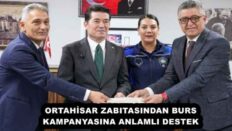 ORTAHİSAR ZABITASINDAN BURS KAMPANYASINA ANLAMLI DESTEK