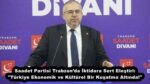 Saadet Partisi Trabzon’da İktidara Sert Eleştiri: “Türkiye Ekonomik ve Kültürel Bir Kuşatma Altında!”