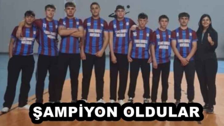 ŞAMPİYON OLDULAR