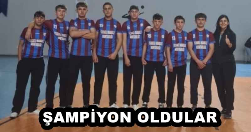 ŞAMPİYON OLDULAR