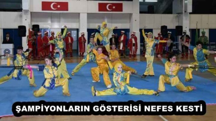 ŞAMPİYONLARIN GÖSTERİSİ NEFES KESTİ