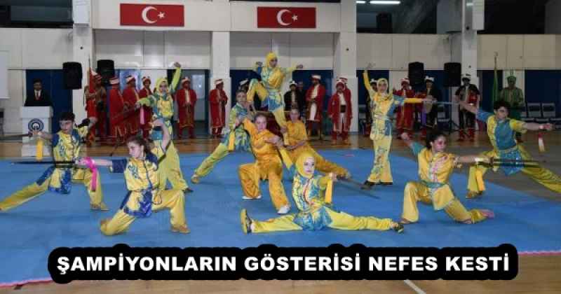 ŞAMPİYONLARIN GÖSTERİSİ NEFES KESTİ