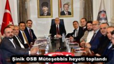 Şinik OSB Müteşebbis heyeti toplandı