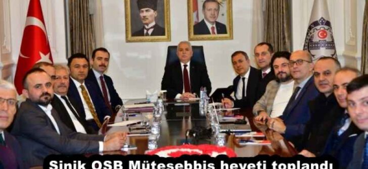 Şinik OSB Müteşebbis heyeti toplandı