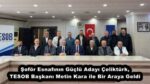 Şoför Esnafının Güçlü Adayı Çeliktürk, TESOB Başkanı Metin Kara ile Bir Araya Geldi