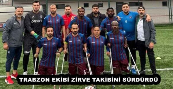 TRABZON EKİBİ ZİRVE TAKİBİNİ SÜRDÜRDÜ