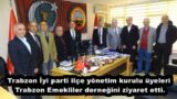 Trabzon İyi parti ilçe yönetim kurulu üyeleri Trabzon Emekliler derneğini ziyaret etti.
