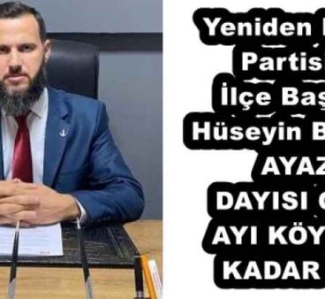 Yeniden Refah Partisi Of İlçe Başkanı Hüseyin Bereket AYAZ DAYISI OLAN AYI KÖYLERE KADAR İNDİ