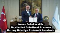 Yomra Belediyesi ile Beylikdüzü Belediyesi Arasında Kardeş Belediye Protokolü İmzalandı