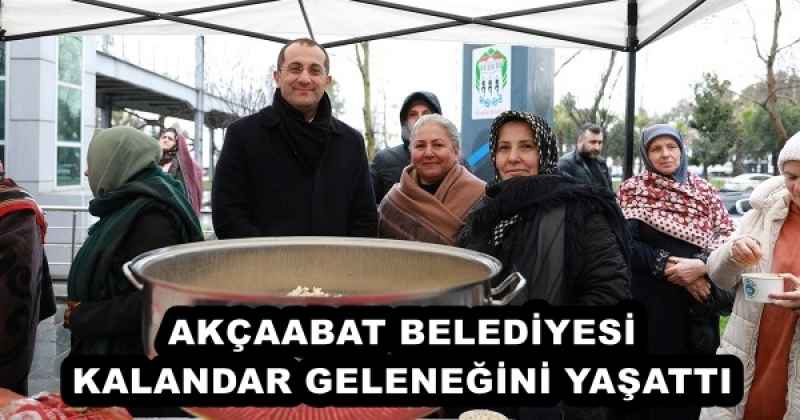AKÇAABAT BELEDİYESİ KALANDAR GELENEĞİNİ YAŞATTI