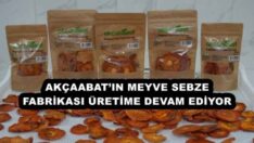 AKÇAABAT’IN MEYVE SEBZE FABRİKASI ÜRETİME DEVAM EDİYOR
