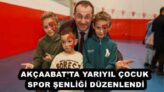 AKÇAABAT’TA YARIYIL ÇOCUK SPOR ŞENLİĞİ DÜZENLENDİ