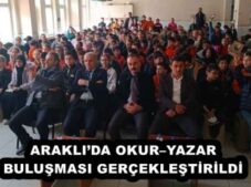 ARAKLI’DA OKUR–YAZAR BULUŞMASI GERÇEKLEŞTİRİLDİ