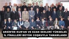 ARSİN’DE KUR’AN VE EZAN SESLERİ YÜKSELDİ: İL FİNALLERİ BÜYÜK COŞKUYLA TAMAMLANDI