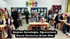 Başkan Sarıalioğlu, Öğrencilerin Karne Sevincine Ortak Oldu