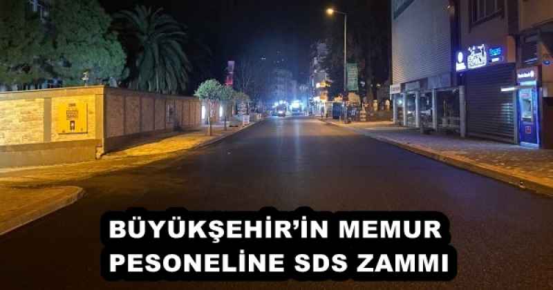 BÜYÜKŞEHİR CADDELERİ YENİLEMEYİ SÜRDÜRÜYOR