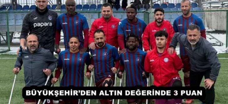 BÜYÜKŞEHİR’DEN ALTIN DEĞERİNDE 3 PUAN