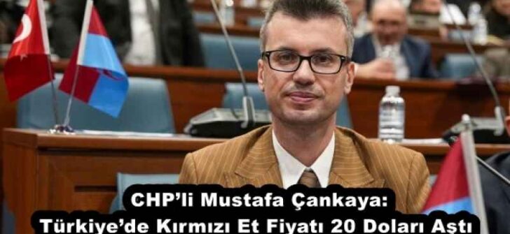 CHP’li Mustafa Çankaya: Türkiye’de Kırmızı Et Fiyatı 20 Doları Aştı 