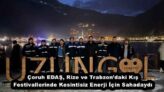 Çoruh EDAŞ, Rize ve Trabzon’daki Kış Festivallerinde Kesintisiz Enerji İçin Sahadaydı