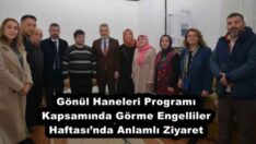 Gönül Haneleri Programı Kapsamında Görme Engelliler Haftası’nda Anlamlı Ziyaret