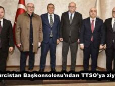 Gürcistan Başkonsolosu’ndan TTSO’ya ziyaret