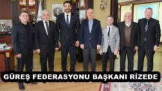 GÜREŞ FEDERASYONU BAŞKANI RİZEDE