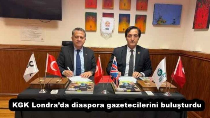 KGK Londra’da diaspora gazetecilerini buluşturdu