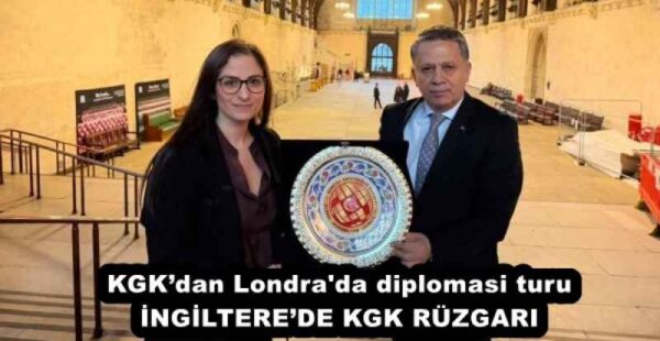 KGK’dan Londra’da diplomasi turu İNGİLTERE’DE KGK RÜZGARI 