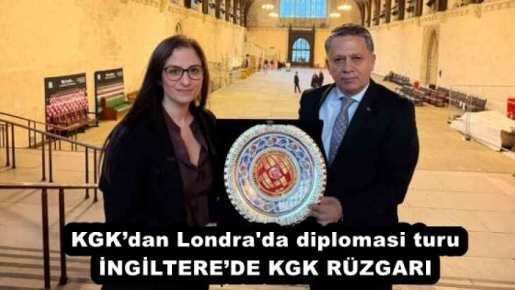 KGK’dan Londra’da diplomasi turu İNGİLTERE’DE KGK RÜZGARI 