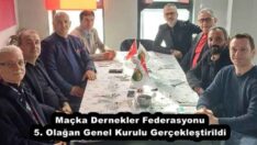 Maçka Dernekler Federasyonu 5. Olağan Genel Kurulu Gerçekleştirildi