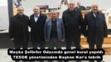 Maçka Şoförler Odasında genel kurul yapıldı  TESOB yönetiminden Başkan Kar’a tebrik