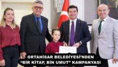 ORTAHİSAR BELEDİYESİ’NDEN “BİR KİTAP, BİN UMUT” KAMPANYASI 