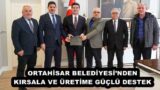 ORTAHİSAR BELEDİYESİ’NDEN KIRSALA VE ÜRETİME GÜÇLÜ DESTEK